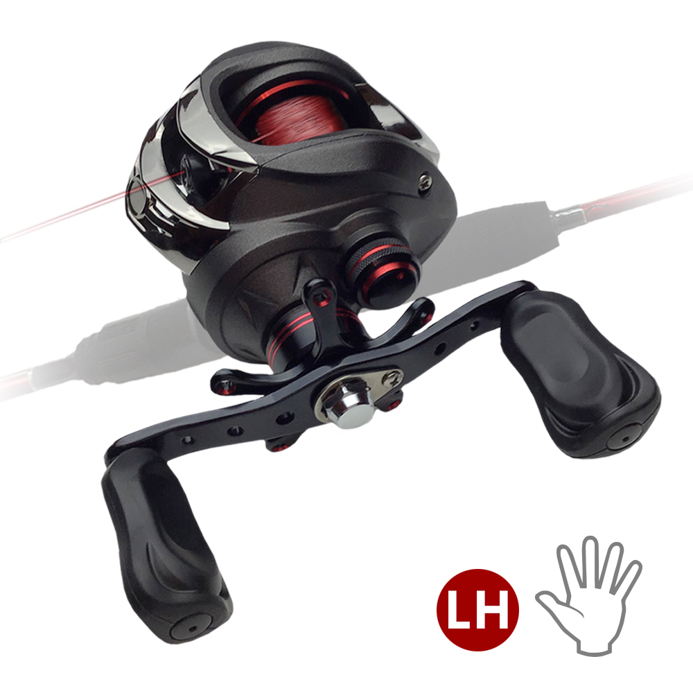 Hurricane Baitcaster Left Handed – HH Rods and Reels