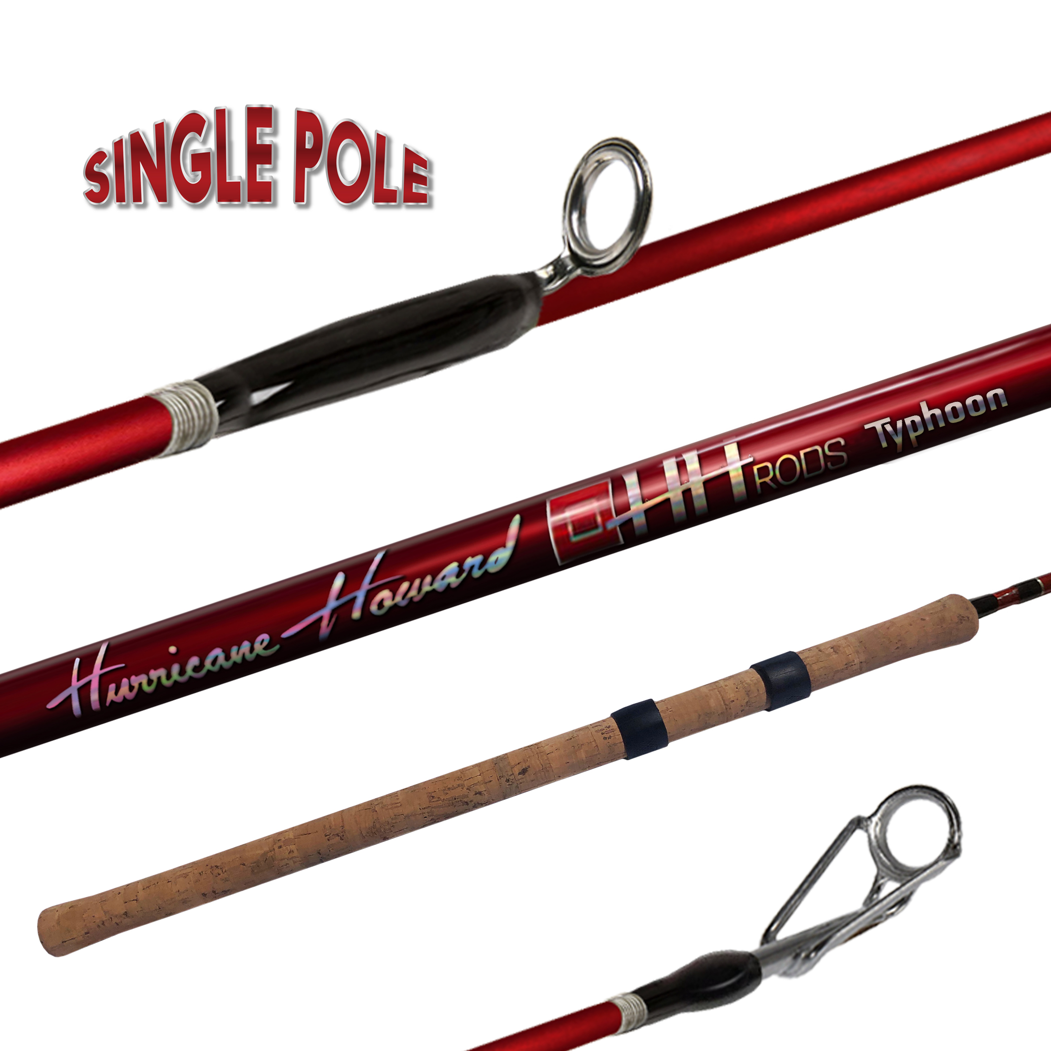 12 FT “Typhoon” Adjustable Seat Single Pole with Portuguese handle – HH  Rods and Reels